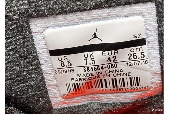 384664-060 6 OG 2019 JORDAN AIR INFRARED 384664-060 BLACK RETRO 0809